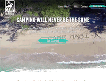 Tablet Screenshot of campmauix.com